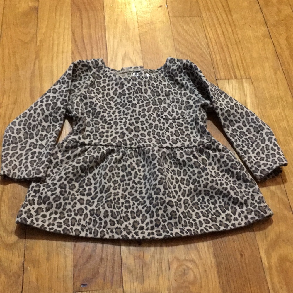 Toddler Carter’s Peplum Cheetah print